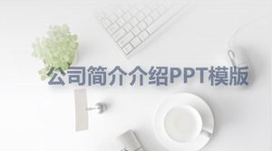 Firmenprofil Präsentation PPT-Vorlage