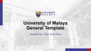 Vorlage für die allgemeine Abschlussarbeit der Universität von Malaya