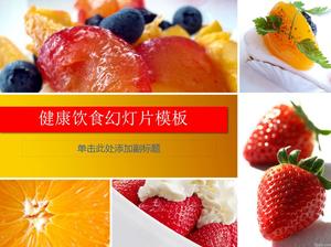 健康饮食主题草莓水果沙拉