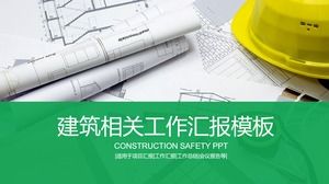 Bau Sicherheit Vorlesung Bauarbeiten Bericht umfassende ppt Vorlage