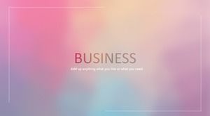 Туманный красочный фон минималистичный стиль iOS минималистичный бизнес шаблон ppt