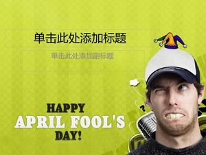 Mutlu April Fool Günü-Komik Tricky Cadılar Bayramı PowerPoint Şablonları