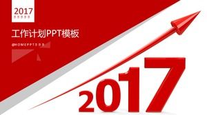 2017 السنة الجديدة الرياح احتفالية خطة عمل قالب ppt