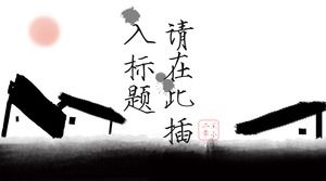 Stil chinezesc stil de animație antică atmosferă generală stil chinezesc raport de șablon ppt
