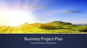 Model de ppt de proiect de afaceri simplu