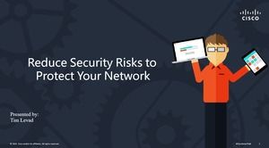 Modello Ppt di presentazione del prodotto Cisco Network Technology Security