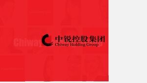 Titres dynamiques ppt de promotion de l'entreprise du groupe Zhongrui