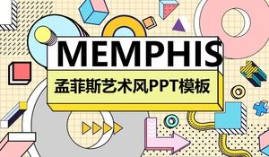 Mode Memphis Art Kunst Design PPT Vorlage