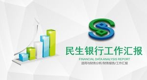 Informe de análisis financiero de Green Minsheng Bank plantilla PPT