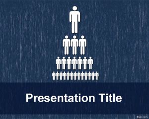 Organizasyon Yapısı PowerPoint Şablon