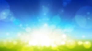 Fantasy style blue and green blurry slide background picture