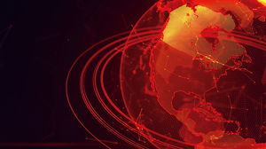 紅色地球位圖PPT背景圖片