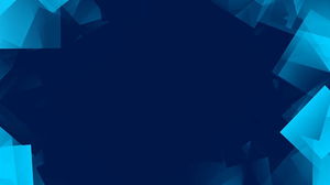 Gambar latar belakang poligon PPT biru