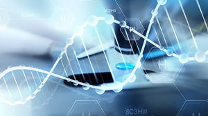 Gambar latar belakang PPT obat medis DNA