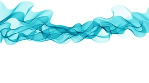 Dwa niebieskie abstrakcyjne obrazy tła PPT dymu