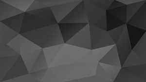 Black low plane polygon PPT background picture