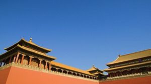 中国古代建筑的10张PPT背景图片