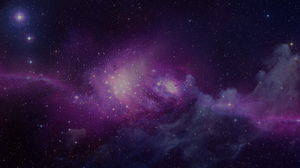Фиолетовое звездное небо красивое фоновое изображение PPT