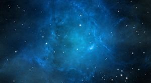 Güzel mavi yıldızlı gökyüzü PowerPoint arka plan resmi