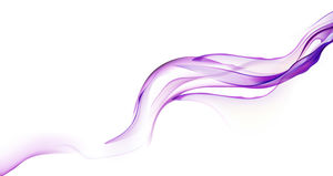 紫色抽象曲线幻灯片背景图片