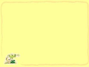 薄黄色の背景を持つ漫画のセットPowerPointの背景テンプレートのダウンロード