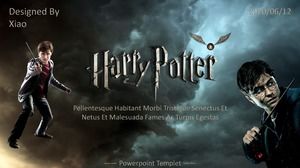 Harry Potter Harry Potter Europejski i amerykański motyw filmowy szablon ppt