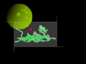 Der verschwindende grüne Diashow-Animations-Download