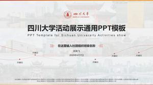 Obrona pracy magisterskiej na Uniwersytecie Syczuańskim z okazji wielu ogólnych szablonów ppt