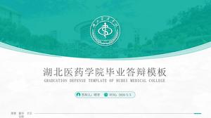 Modelo de ppt geral para defesa de tese do Hubei Medical College