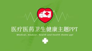 Protección del medio ambiente verde medicina médica salud salud tema ppt template