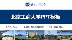 Modelo ppt geral de defesa de tese da Universidade de Tecnologia e Negócios de Pequim