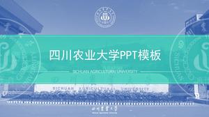 Modèle ppt général de défense de thèse de l'Université agricole du Sichuan