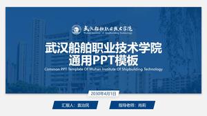 Templat ppt pertahanan umum Kejuruan dan Teknik Pembuatan Kapal Wuhan