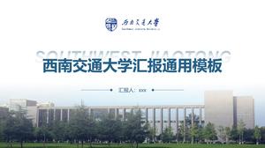 Southwest Jiaotong University modello di difesa tesi di laurea generale ppt