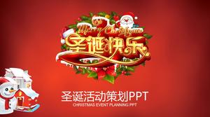 Wesołych Świąt Bożego Narodzenia planowanie imprezy szablon ppt