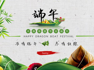 Modelo de ppt festival tradicional de dragão de barco