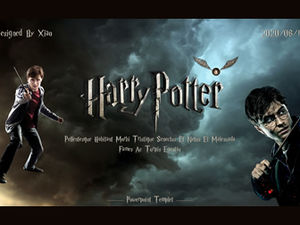 Harry Potter Harry Potter modello ppt tema film europeo e americano