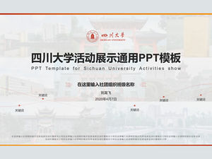 Modèle PPT général multi-occasion de soutenance de thèse de l'Université du Sichuan