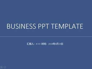 미니멀리스트 라인 간단한 플랫 스타일 작업 보고서 PPT 템플릿