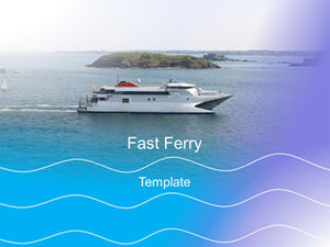 Reisen auf die kleine Insel mit Hochgeschwindigkeitsboot-Kasuga Insel Tourismus ppt Vorlage