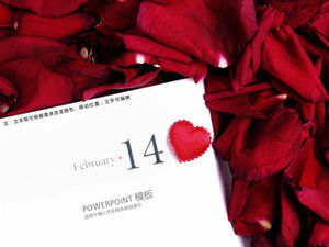 Rose Lover 14 Februari Template ppt Hari Valentine