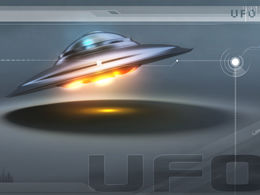 UFO الطائر الفضاء الصحن قالب باور بوينت
