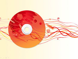 CD Disc Ppt Vorlage