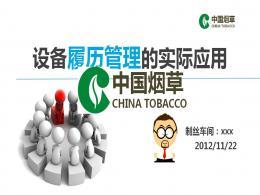 China Tobacco Company ppt Vorlage