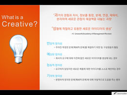 Koreański kreatywny biznes szablon ppt