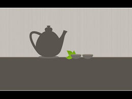Einfache Art Teekultur ppt Vorlage