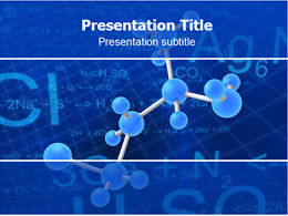 分子结构图化学式生物技术ppt模板