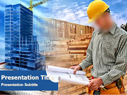 Plantilla ppt de la industria de la construcción de la empresa de construcción