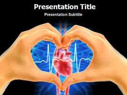 Pay attention to heart health charity ppt template