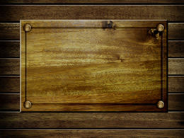 Due serie di modelli di sfondo PPT con venature del legno della plancia